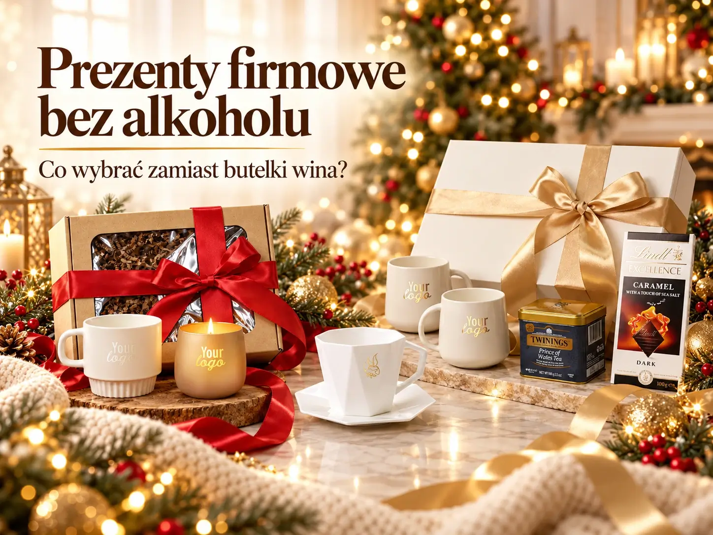 Świąteczne prezenty firmowe bez alkoholu